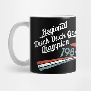 Nostalgia 80s Duck Goose Distressed T-Shirt Mug